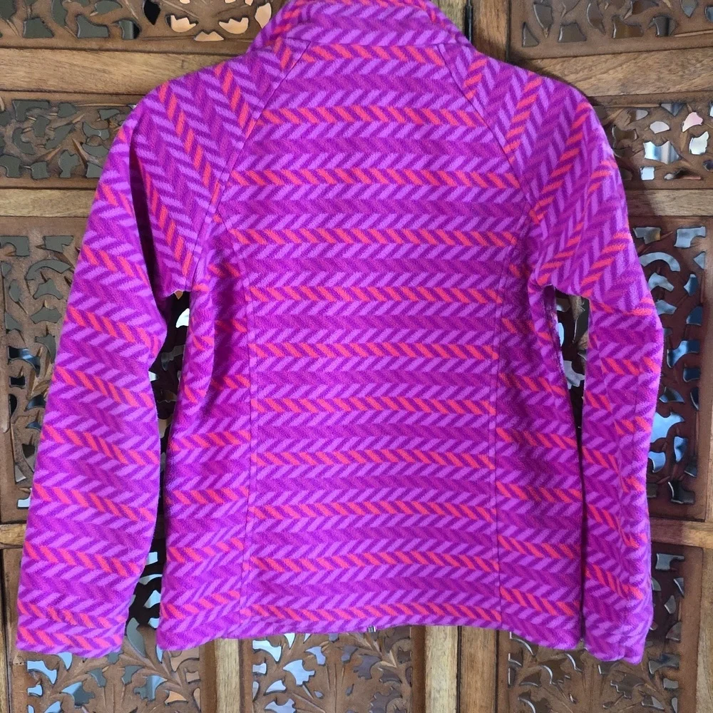 Columbia Vibrant Pink and Orange Chevron Jacket
